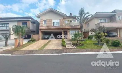 Casa à venda 5 quartos, 1 suite, 4 vagas, 429.48m², colônia dona luíza, ponta grossa - pr
