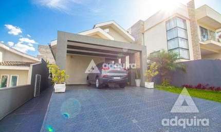 Casa à venda 3 Quartos, 3 Suites, 4 Vagas, 300M², Jardim Carvalho, Ponta Grossa - PR