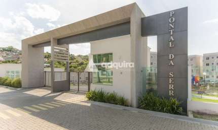 Apartamento semimobiliado para locação, em condomínio fechado, 2 quartos, 1 vaga, Olarias, Ponta Gr