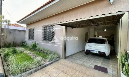 Casa à venda, com 3 quartos no bairro Nova Rússia em Ponta Grossa, PR