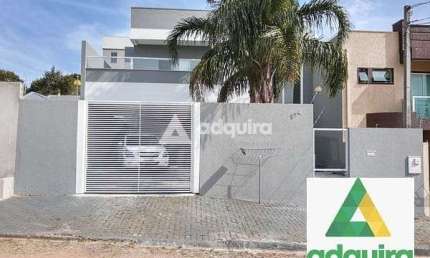 Sobrado para venda 3 Quartos, 1 Suite, 2 Vagas, 200.26M², Uvaranas, Ponta Grossa - PR