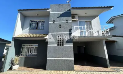 Sobrado à venda  com 4 Quartos, Condomínio fechado, 3 Vagas, 182M², Oficinas, Ponta Grossa - PR