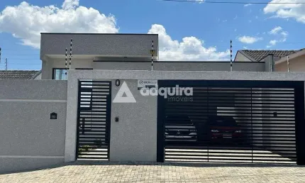 Casa à venda no Jardim Campo Alegre. Com Área Gourmet, 3 quartos (1 suíte), 2 banheiros. Uvaranas,