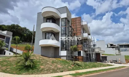 Maravilhosa casa de esquina à venda no condomínio Vale dos Vinhedos, com 4 suítes e área goumet int