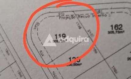 Terreno à venda 303.79M², Cará-cará, Ponta Grossa - PR