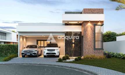 Casa nova à venda no Condomínio Ecoville I, 3 Quartos (1 suíte), 2 vagas lado a lado, churrasqueira