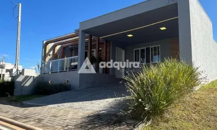 Casa à venda, contorno, condomínio ecoville i, casa térrea, ponta grossa, pr