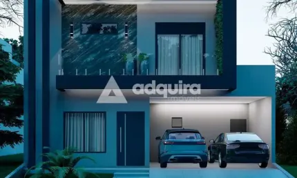 Casa à venda, Jardim Carvalho, Condominio Bosque Mistral, 3 suítes, Ponta Grossa, PR