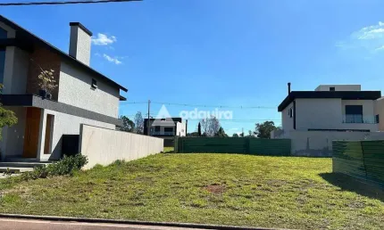 Terreno em condomínio fechado à venda na Rua João Silvio de Lara Machado, Jardim Carvalho, Ponta Grossa