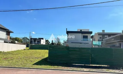 Terreno em condomínio fechado à venda na Rua João Silvio de Lara Machado, Jardim Carvalho, Ponta Grossa