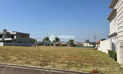 Terreno em condomínio fechado à venda na Rua João Silvio de Lara Machado, Jardim Carvalho, Ponta Grossa