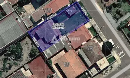 Terreno à venda na Rua Ramiz Galvão, Oficinas, Ponta Grossa