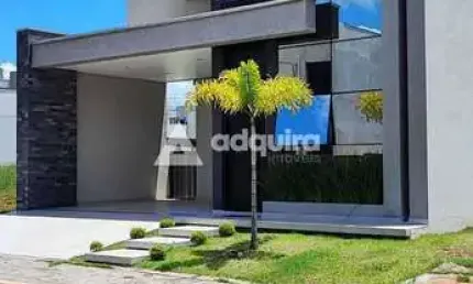 Casa no Condomínio Reserva Ecoville, com 3 quartos  (1 suite), em Ponta Grossa