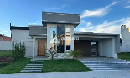 Casa em condomínio fechado com 4 quartos à venda na Rua João Silvio de Lara Machado, Jardim Carvalho, Ponta Grossa
