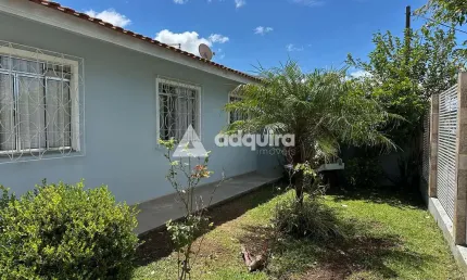Casa térrea com edícula à venda, uvaranas, ponta grossa, pr
