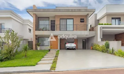 Casa 4 quartos condominio fontana di trevi , jardim carvalho, ponta grossa, pr
