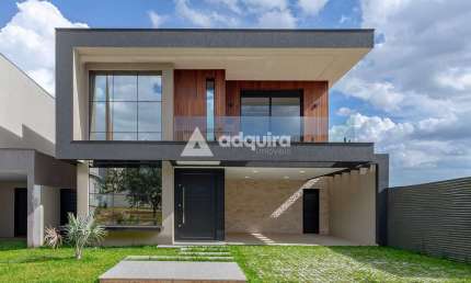 Casa à venda, no condomínio Alphaville, com 3 suítes, no Jardim Carvalho, Ponta Grossa, PR