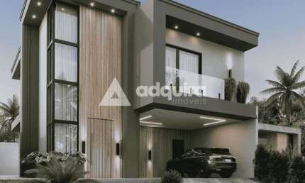 Casa à venda em condomínio fechado com 140m², Contorno, Ponta Grossa, PR