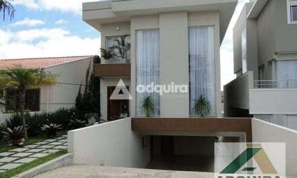 Casa à venda 4 Quartos, 4 Suites, 2 Vagas, 300M², Oficinas, Ponta Grossa - PR
