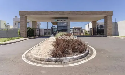 Terreno em condomínio fechado à venda na Avenida General Aldo Bonde, Contorno, Ponta Grossa