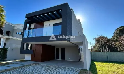Casa em condomínio fechado com 3 quartos à venda na Rua João Silvio de Lara Machado, Jardim Carvalho, Ponta Grossa