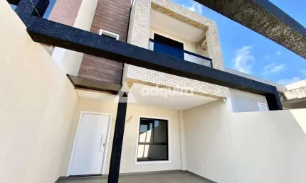 Casa com 3 quartos à venda na Rua Barão de Capanema, Nova Rússia, Ponta Grossa