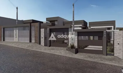 Casa com 3 quartos à venda na Rua República de São Salvador, Boa Vista, Ponta Grossa, 82 m2 por R$ 450.000