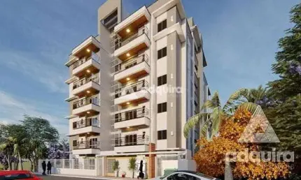 Apartamento com 3 quartos à venda na rua frederico bahls, centro, ponta grossa, 92 m2 por r$ 600.000