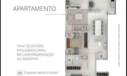 Apartamento com 3 quartos à venda no Timirim, Timóteo 