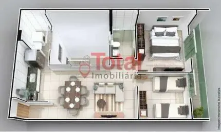 Apartamento com 2 quartos à venda no Eldorado, Timóteo 