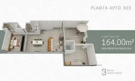 Cobertura com 3 quartos à venda na Vila dos Técnicos, Timóteo 