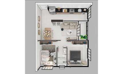 Apartamento em Santa Terezinha II  -  Coronel Fabriciano