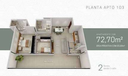Apartamento com 2 quartos à venda na Vila dos Técnicos, Timóteo 