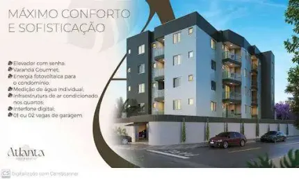 Apartamentos no Residencial Atlanta no Veneza  -  Ipatinga