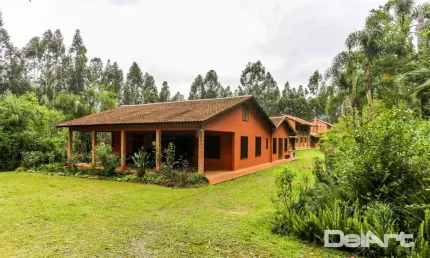 Chácara maravilhosa com 7 dormitórios à venda por R$ 2.400.000,00 - Cunhupã - Rio Negro/PR