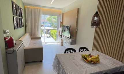 Apartamento à venda com 1 quarto, 39 m² na Praia de Muro Alto - Porto de Galinhas/PE