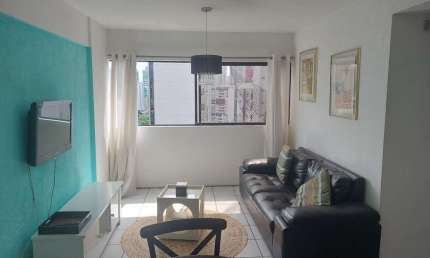 Flat à venda com 01 quarto, 42,12 m² em Boa Viagem, Recife-PE.