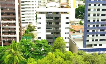 Apartamento com 5 dormitórios à venda, 400 m² por r$ 1.200.000,00 - boa viagem - recife/pe