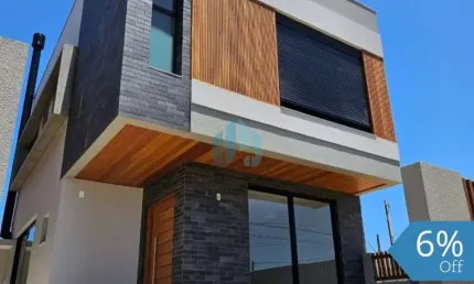 Linda Casa Nova, Próxima ao Centro e Praia Central, Ambrósio | Garopaba - SC