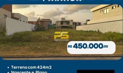 EXELENTE OPORTUNIDADE LOTE A VENDA NO ALPHAVILLE PARAIBA