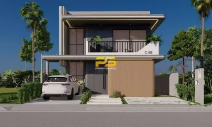 Casa de condomínio com  4 suites, muçumagro - joão pessoa