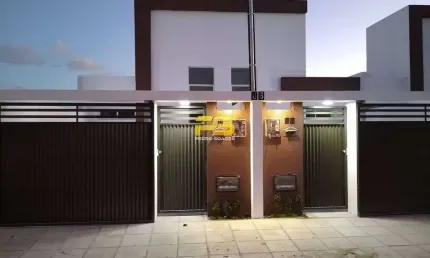 Casa geminada com 2 quartos à venda, gramame - joão pessoa