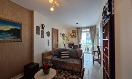 APARTAMENTO 2 DORMITÓRIOS SEMIMOBILIADO COM  SACADA E CHURRASQUEIRA EM SÃO JOSÉ SC