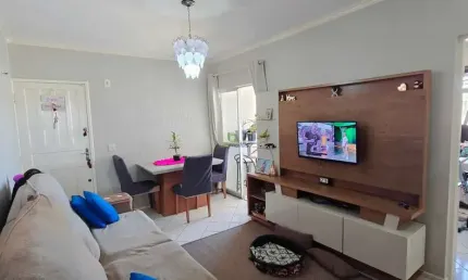 Apartamento para venda em Areias com 02 quartos cozinha mobiliada garagem coberta.