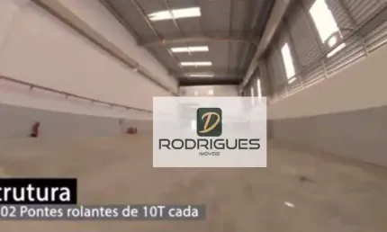 Galpão para alugar, 1300 m² por r$ 40.000,00/mês - parque são vicente - mauá/sp