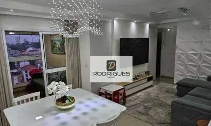 Apartamento à venda, 82m² por R$ 590.000 - Vila Léa - Santo André/SP