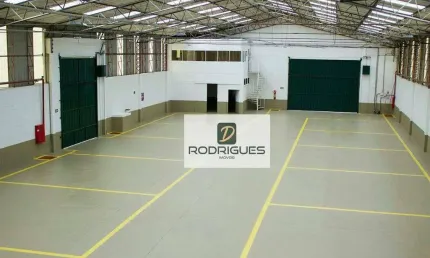 Galpão para alugar, 1350 m² por r$ 40.000,00/mês - rio grande - são bernardo do campo/sp