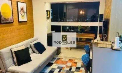 Apartamento com 1 dormitório à venda, 52 m² por R$ 760.000,00 - Jardim Hollywood - São Bernardo do Campo/SP