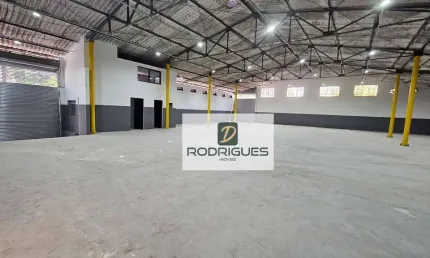 Galpão para alugar, 1000 m² por r$ 25.000,00/mês - vila joão ramalho - mauá/sp