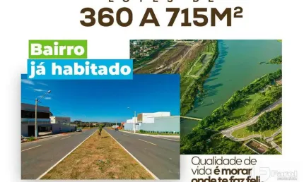 Terreno à venda na Av. Darcy Chaves, Residencial Portal do Lago, Morrinhos